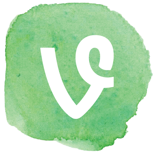 Social media, vine, social icon